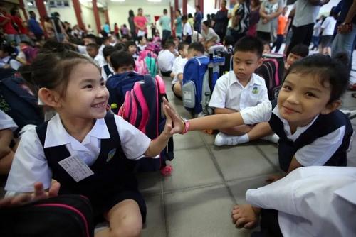 中國僑網(wǎng)圖為華小生。資料圖:馬來西亞《星島日報》