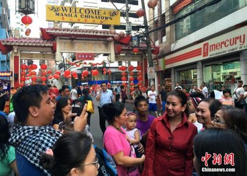 中國僑網(wǎng)資料圖:菲律賓首都馬尼拉中國城。 中新社記者 張明 攝