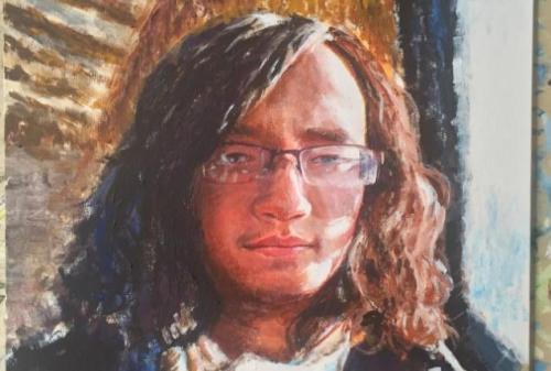 中國僑網(wǎng)陳同學獲獎的作品。(美國《世界日報》/陳同學提供)