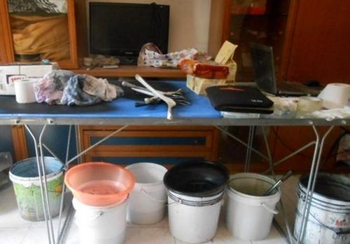 中國僑網(wǎng)警方查封的非法印染加工廠。(意大利歐聯(lián)網(wǎng))