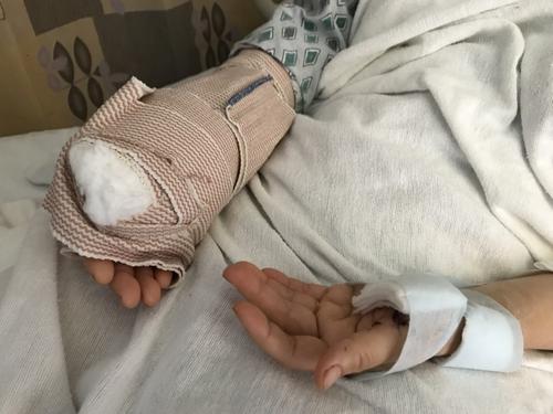 中國僑網(wǎng)法拉盛華人月子中心兇案,當(dāng)時(shí)王阿姨身中八刀。(美國《世界日?qǐng)?bào)》/賴蕙榆 攝)