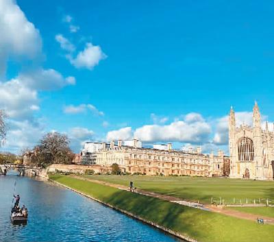 中國僑網(wǎng)英國劍橋大學(xué)一角。