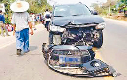 資料圖:中國(guó)旅客在泰國(guó)自駕游屢釀車(chē)禍。(香港《東方日?qǐng)?bào)》網(wǎng)站)
