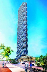 摩天大廈89層高。(澳洲《星島日?qǐng)?bào)》圖片)