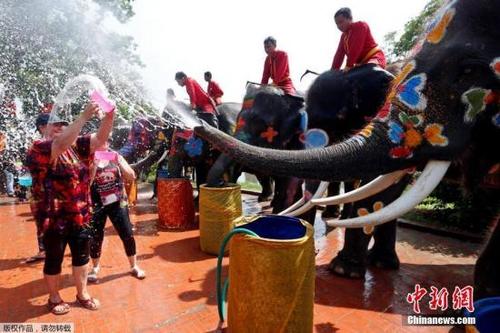 中國僑網(wǎng)資料圖:自古以來宋干節(jié)就是慶祝泰國新年的重要節(jié)日。