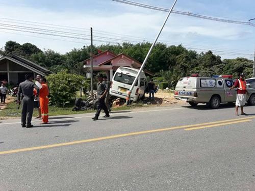 中國僑網(wǎng)事故現(xiàn)場。(泰國《世界日報》)