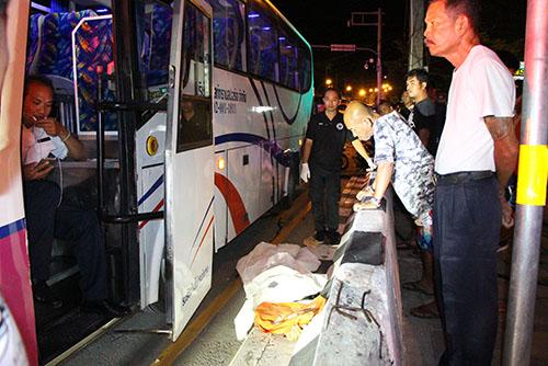 中國(guó)僑網(wǎng)事故現(xiàn)場(chǎng)。(泰國(guó)《世界日?qǐng)?bào)》)