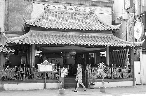 中國僑網(wǎng)毛里求斯的中餐廳(呂憲 攝)