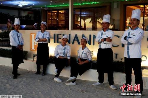 中國(guó)僑網(wǎng)資料圖:長(zhǎng)灘島。