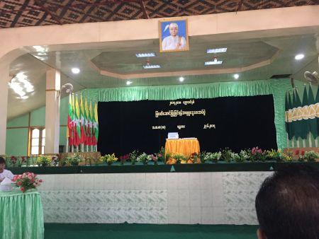 中國僑網(wǎng)捐款儀式會場