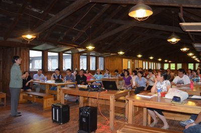 中國(guó)僑網(wǎng)2CAST-P夏令營(yíng)主題是“北美華裔兒童的中文教育”。(美國(guó)《世界日?qǐng)?bào)》張瓊月/攝)