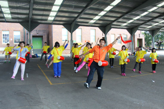 中國僑網腰鼓學習