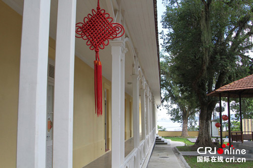 中國(guó)僑網(wǎng)學(xué)校內(nèi)的中國(guó)元素。