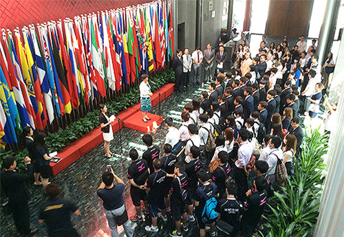 許琳主任接見遣中使團(tuán)