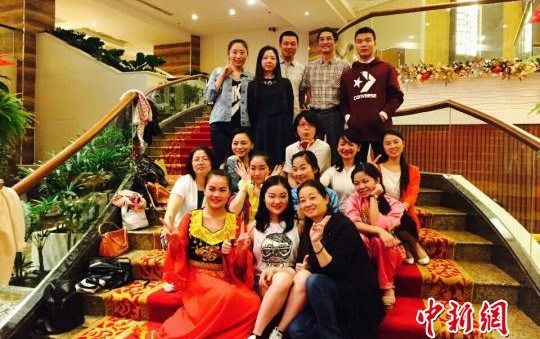 湖南外派教師馬尼拉合影。