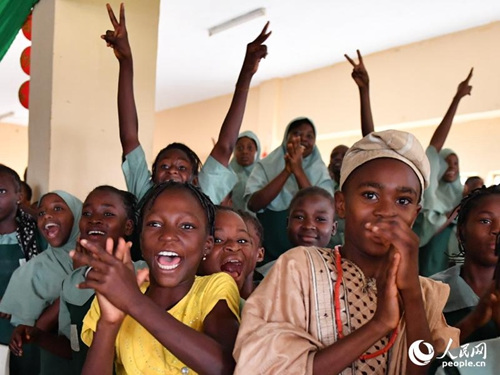 中國(guó)文化進(jìn)校園活動(dòng)現(xiàn)場(chǎng)