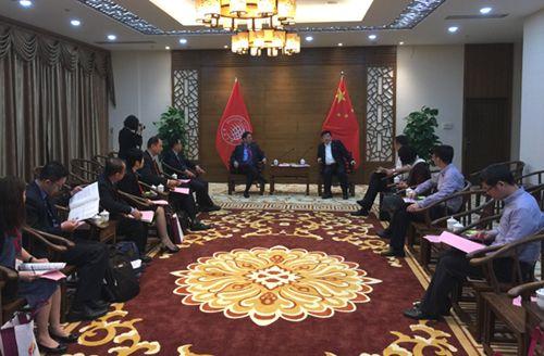 中國(guó)僑網(wǎng)會(huì)見(jiàn)現(xiàn)場(chǎng)