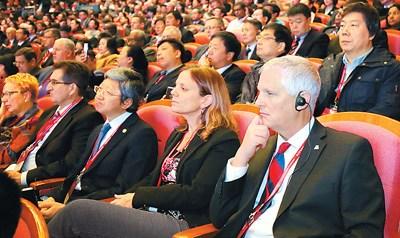 中國(guó)僑網(wǎng)第十二屆全球孔子學(xué)院大會(huì)現(xiàn)場(chǎng)(國(guó)家漢辦供圖)