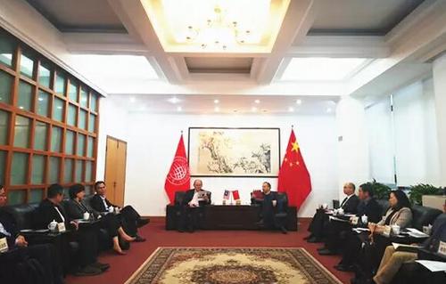 中國僑網(wǎng)會談現(xiàn)場(圖片來源:華僑大學網(wǎng)站)