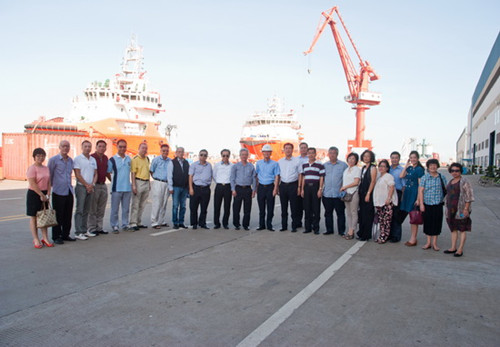 參觀翠亨新區(qū)廣新海工造船廠