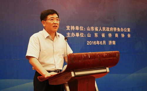 中國僑網(wǎng)山東省僑辦主任劉方會(huì)致辭