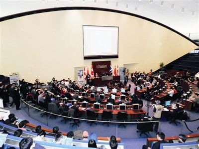 中國僑網(wǎng)分站賽決賽現(xiàn)場。