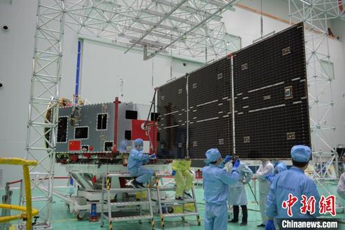 中國僑網“天問一號”研制過程(資料圖) 中國航天科技集團八院 供圖