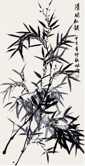 中國僑網(wǎng)清風(fēng)和韻(138cm*70cm 紙本水墨)-王林旭(中國大陸)-2014