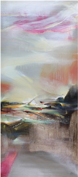 中國(guó)僑網(wǎng)春回大地(160cm*70cm 布面油彩)-嚴(yán)堅(jiān)平(秘魯)-2014