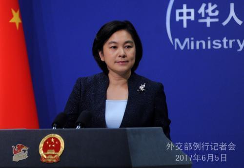 中國(guó)僑網(wǎng)華春瑩 圖片來(lái)源:外交部網(wǎng)站。