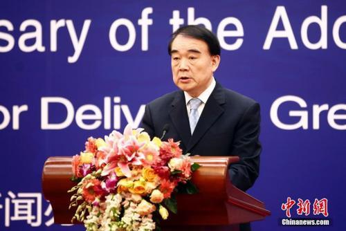 中國僑網(wǎng)資料圖:外交部副部長李保東。 中新社記者 盛佳鵬 攝