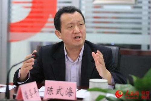 中國僑網(wǎng)全國政協(xié)委員陳式海。圖片來源于人民網(wǎng)