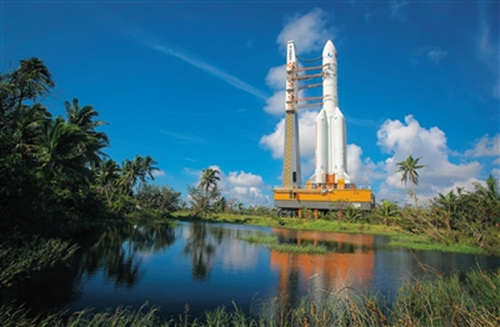 中國文昌航天發(fā)射場。本報記者