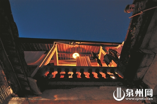 夜色下的舊館驛(泉州網(wǎng))