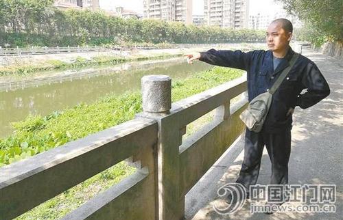 中國僑網葉其妥指的地方,正是阿婆當時所處的位置。周春鋒 攝