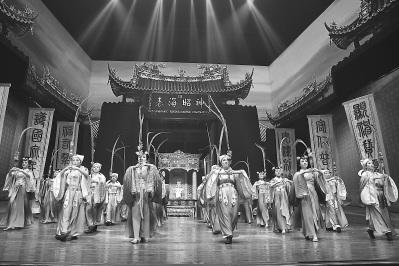 中國僑網(wǎng)《祥瑞湄洲》的精彩演出場景