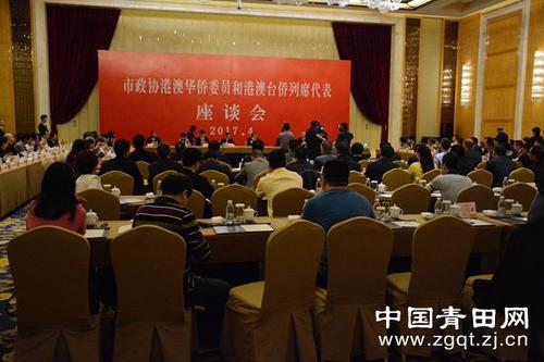 中國(guó)僑網(wǎng)座談會(huì)現(xiàn)場(chǎng)。(圖片來(lái)源:中國(guó)青田網(wǎng))