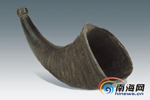 中國僑網(wǎng)民國時(shí)期牛角軍號(hào)。