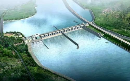 中國僑網(wǎng)青田水利樞紐工效果圖