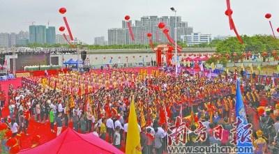 中國僑網(wǎng)此次來汕巡游是“媽祖下南洋·重走海絲路”活動(dòng)大陸巡游的首站。