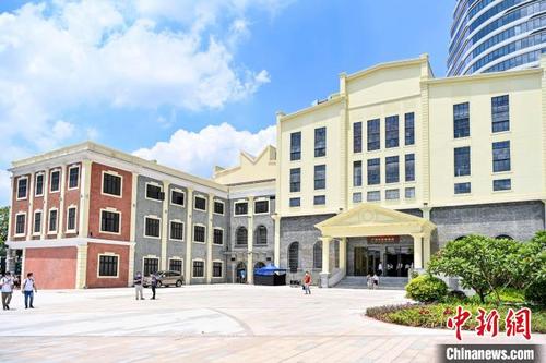 中國(guó)僑網(wǎng)廣州華僑博物館開(kāi)館內(nèi)部試運(yùn)行 陳驥旻 攝