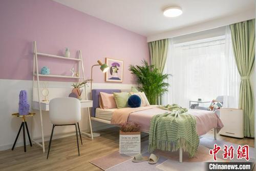 中國僑網(wǎng)廣州自如公寓房源樣板間 共青團(tuán)廣州市委 供圖