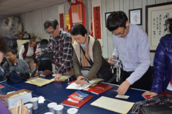 中國僑網(wǎng)訪問紐約華僑衣館聯(lián)合會