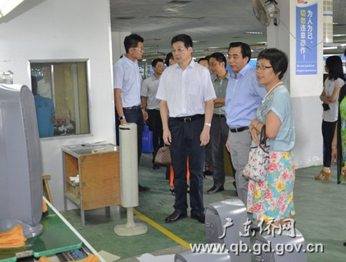 莊榮文副主任考察山湖電器有限公司