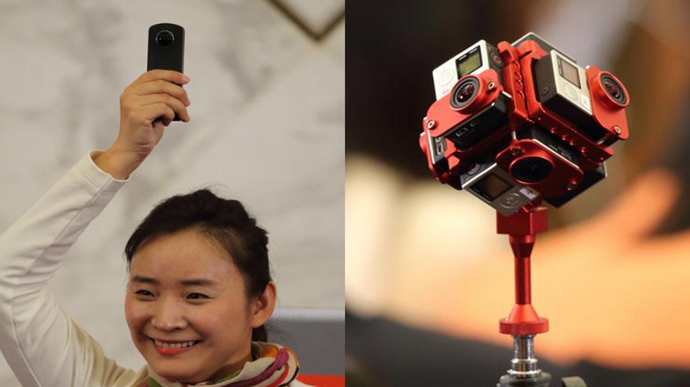 全國兩會(huì) 全景拍攝設(shè)備造型各異吸引眼球