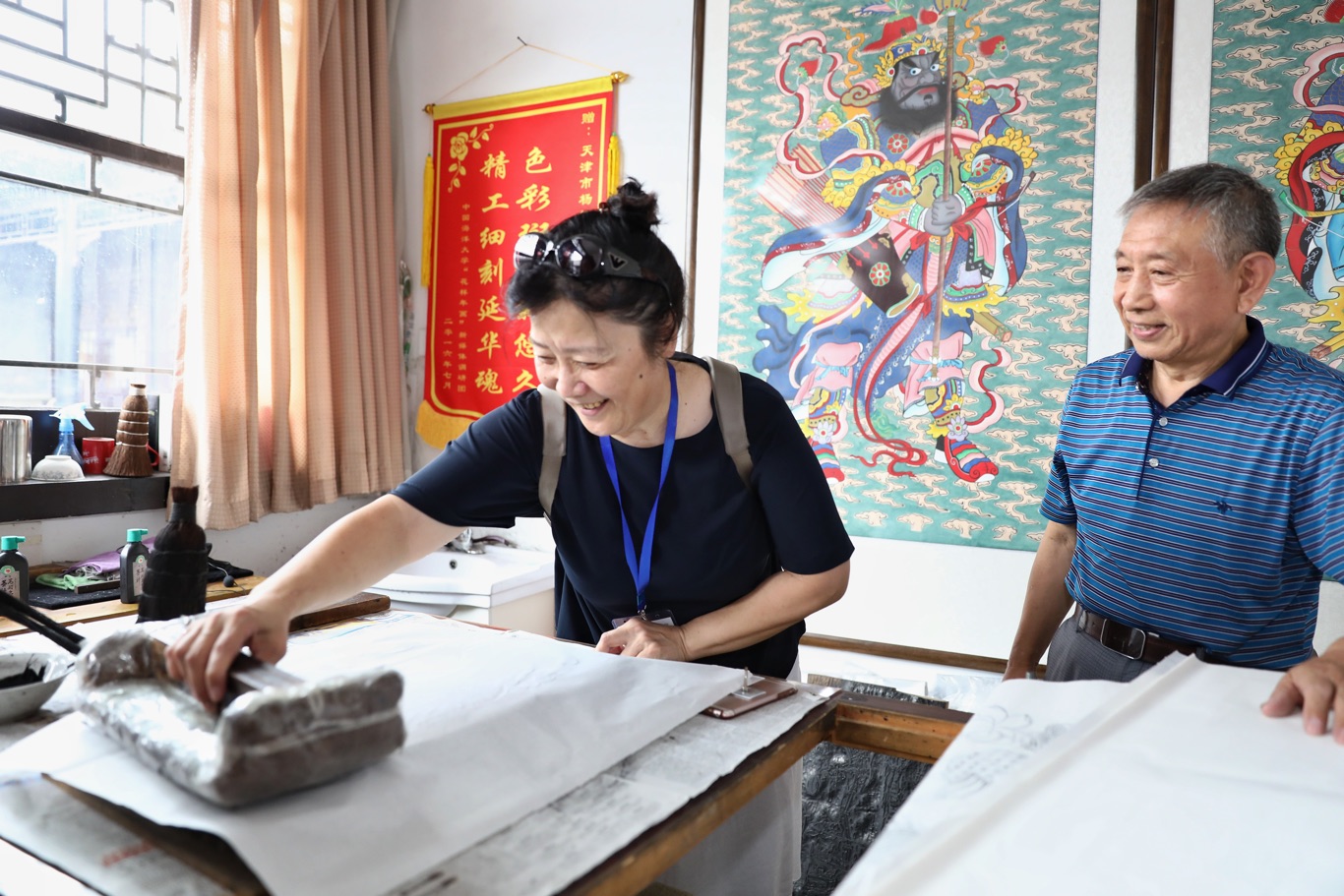 海外華媒體驗(yàn)天津西青傳統(tǒng)文化