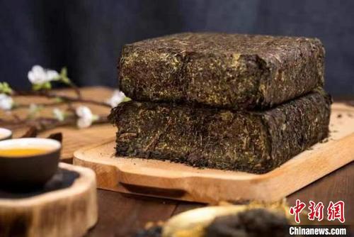 中國(guó)僑網(wǎng)圖為咸陽(yáng)茯茶。(資料圖)