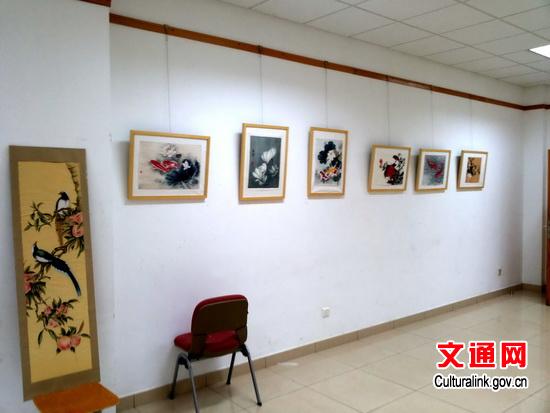 中國僑網(wǎng)學(xué)員國畫作品。(文化部網(wǎng)站)