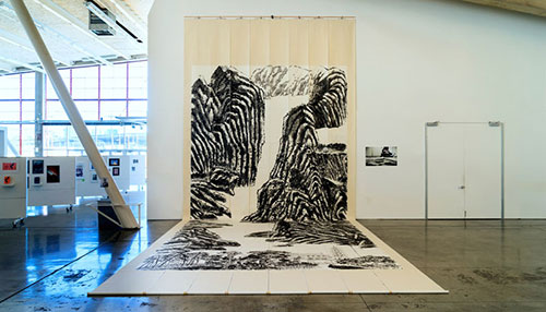 中國(guó)僑網(wǎng)田海穌作品《血脈山河》