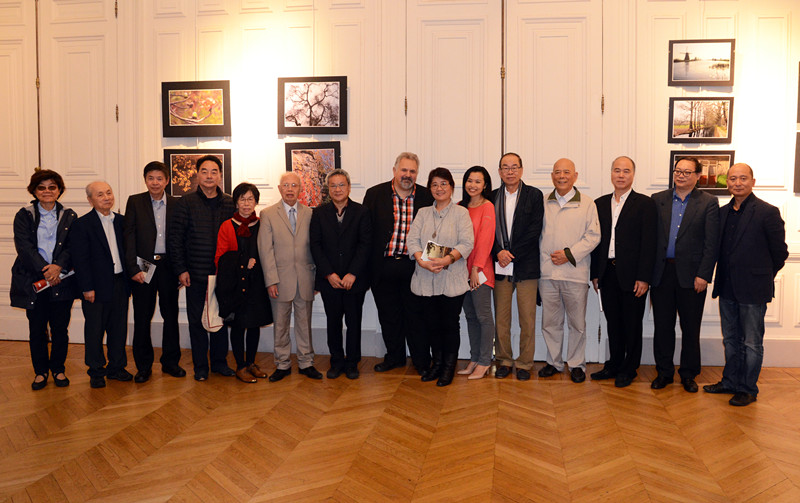 展覽開幕式現(xiàn)場。(法國《歐洲時報》/孔帆